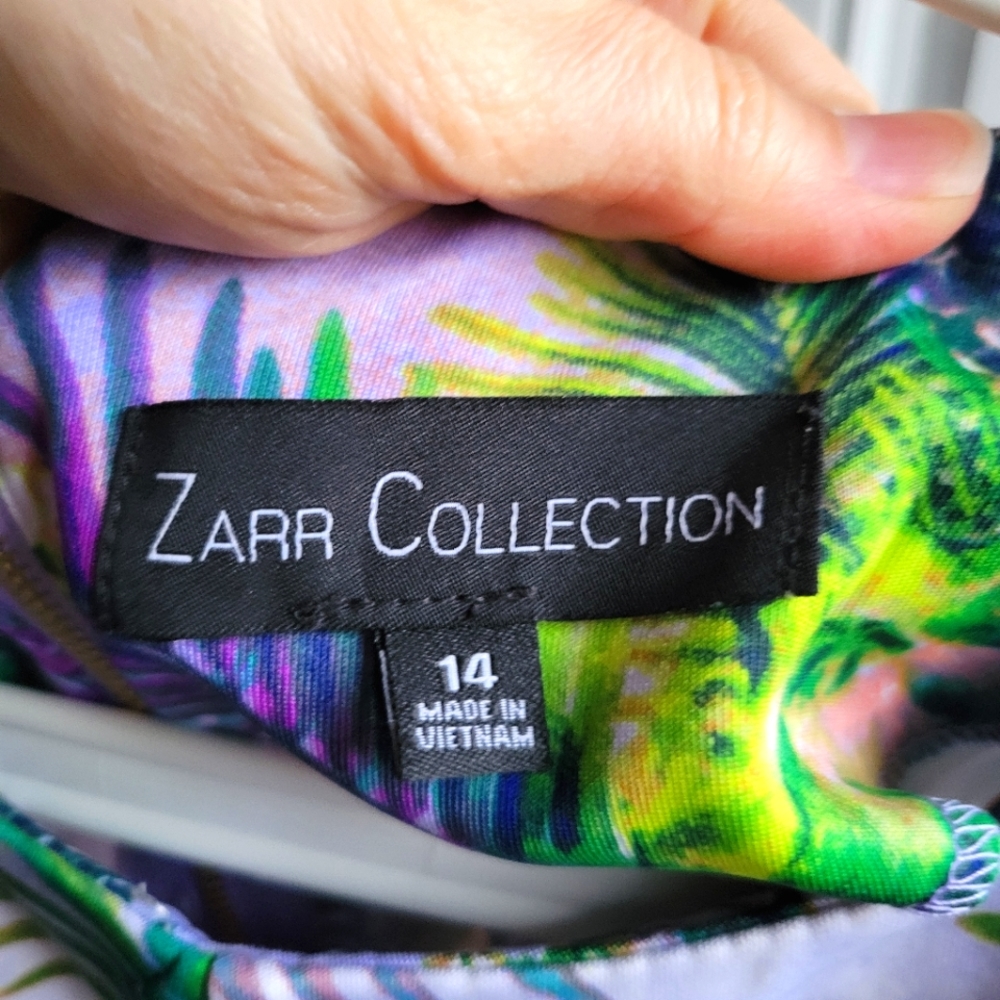 Zarr Collection Dress Size 14 - Picture 2 of 4